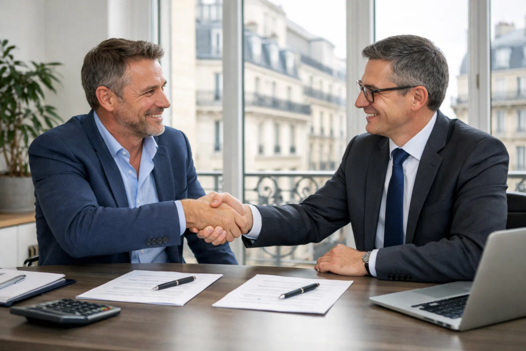 dirigeant-pme-et-partenaire-financement-signature-accord-professionnel
