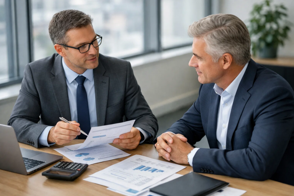 reunion-dirigeant-conseiller-financier-solutions-tresorerie-pme
