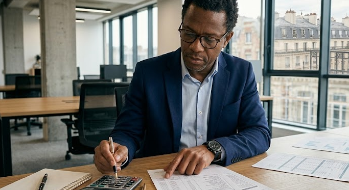 banquier analysant dossier financement PME capacité d’endettement entreprise