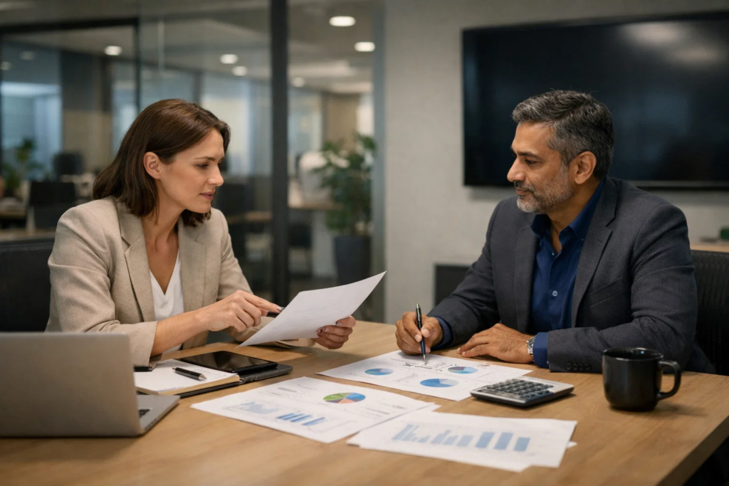 Réunion autour du financement professionnel et des solutions de trésorerie pour PME