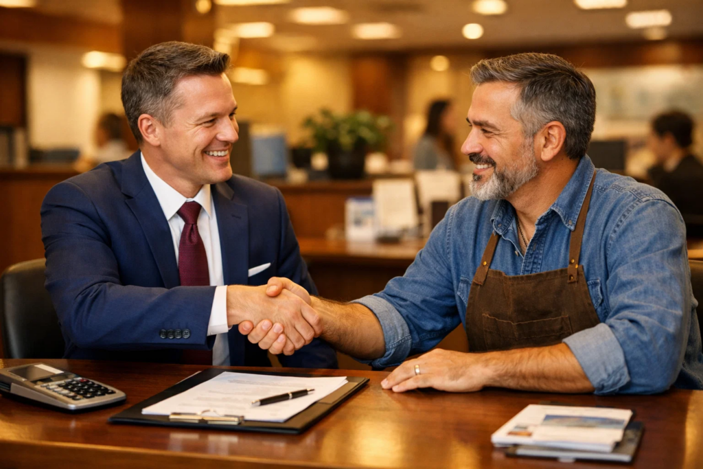 Accord de financement court terme entre une banque et un dirigeant de PME à Grenoble