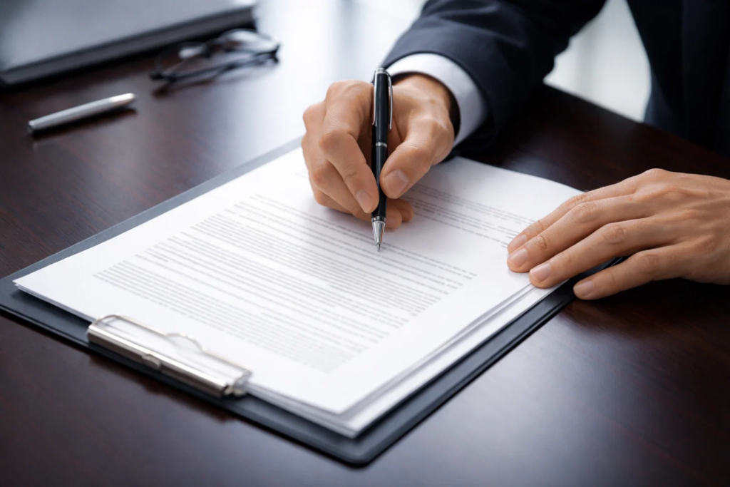 signature-contrat-financement-alternatif-pme-professionnel