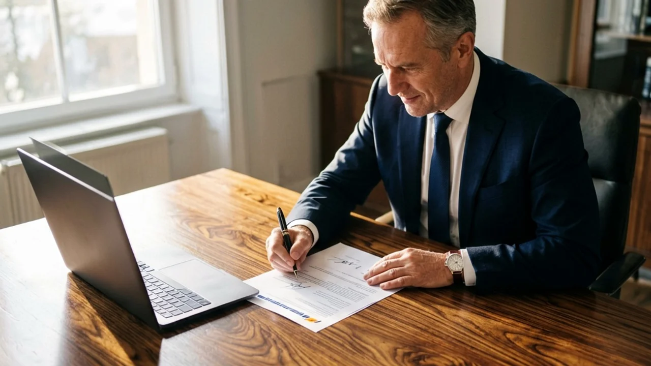 ceo-signing-credit-bail-informatique-contract